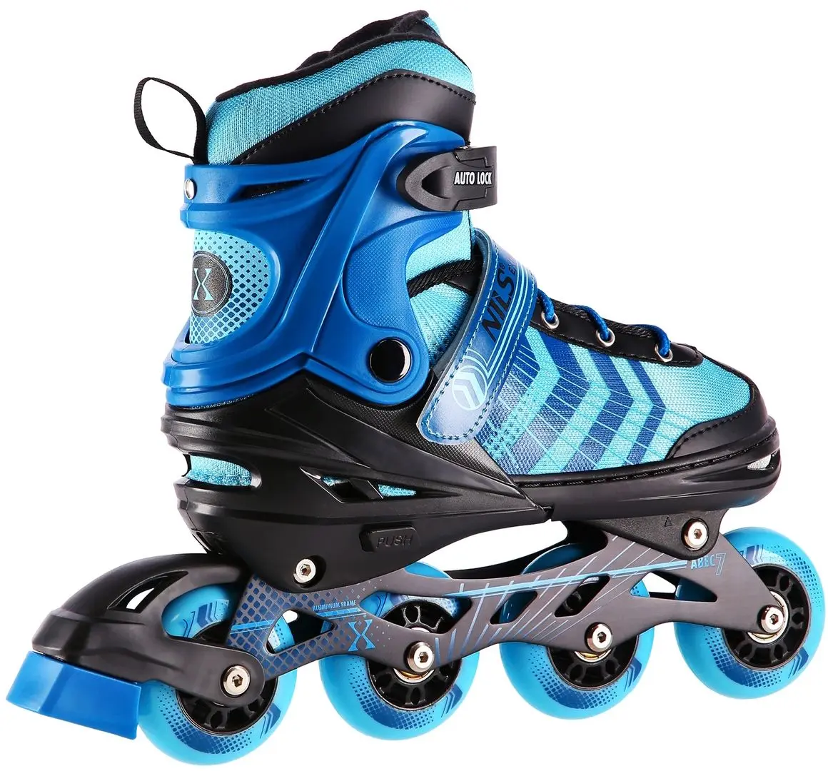 Patine cu rotile 4in1 Nils Extreme NH18192A L 39-43 (Black/Blue) - 2