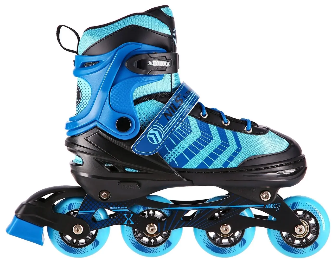 Patine cu rotile 4in1 Nils Extreme NH18192A L 39-43 (Black/Blue) - 3