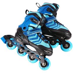 Patine cu rotile 4in1 Nils Extreme NH18192A L 39-43 (Black/Blue) Thumb