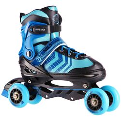 Patine cu rotile 4in1 Nils Extreme NH18192A L 39-43 (Black/Blue) Thumb