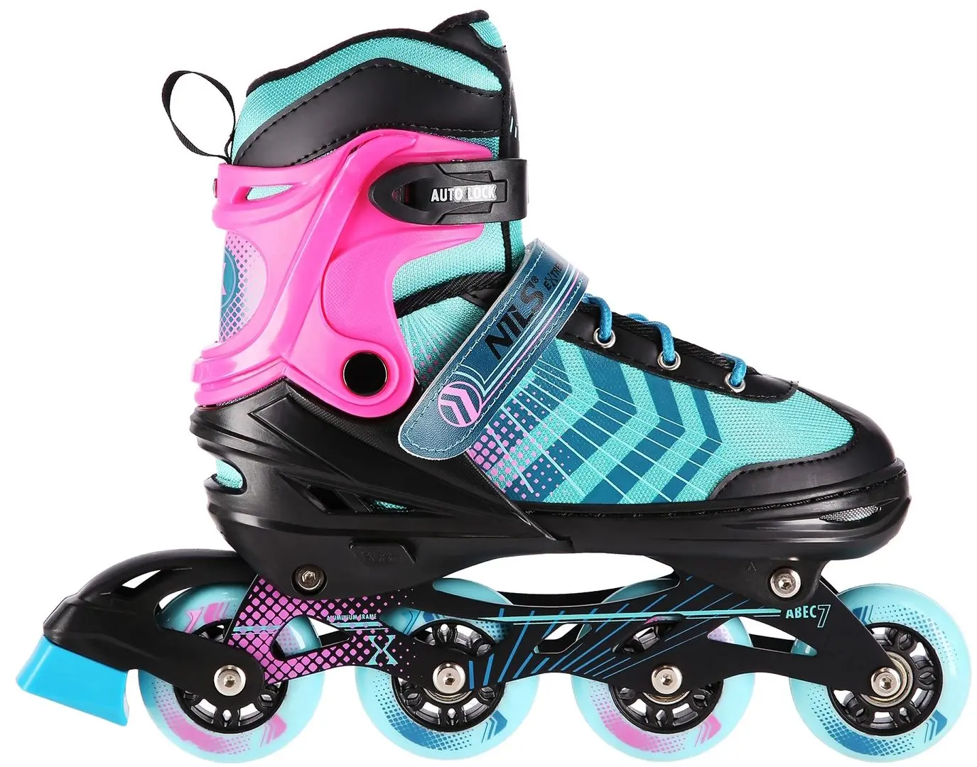 Patine cu rotile 4in1 Nils Extreme NH18192A L 39-43 (Black/Purple)