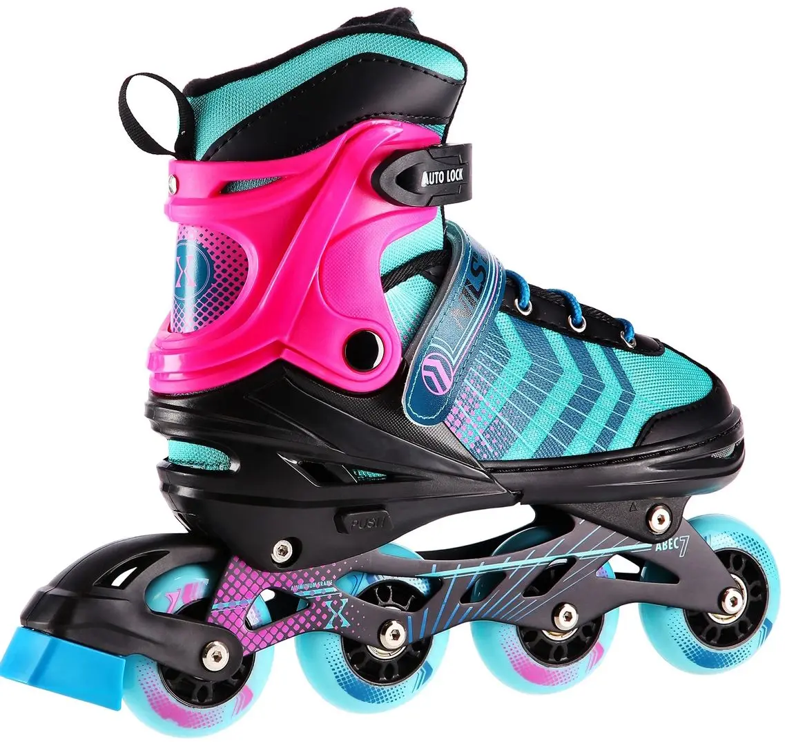 Patine cu rotile 4in1 Nils Extreme NH18192A L 39-43 (Black/Purple)