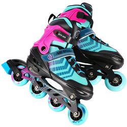 Patine cu rotile 4in1 Nils Extreme NH18192A L 39-43 (Black/Purple) Thumb