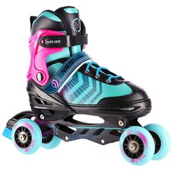 Patine cu rotile 4in1 Nils Extreme NH18192A L 39-43 (Black/Purple) Thumb