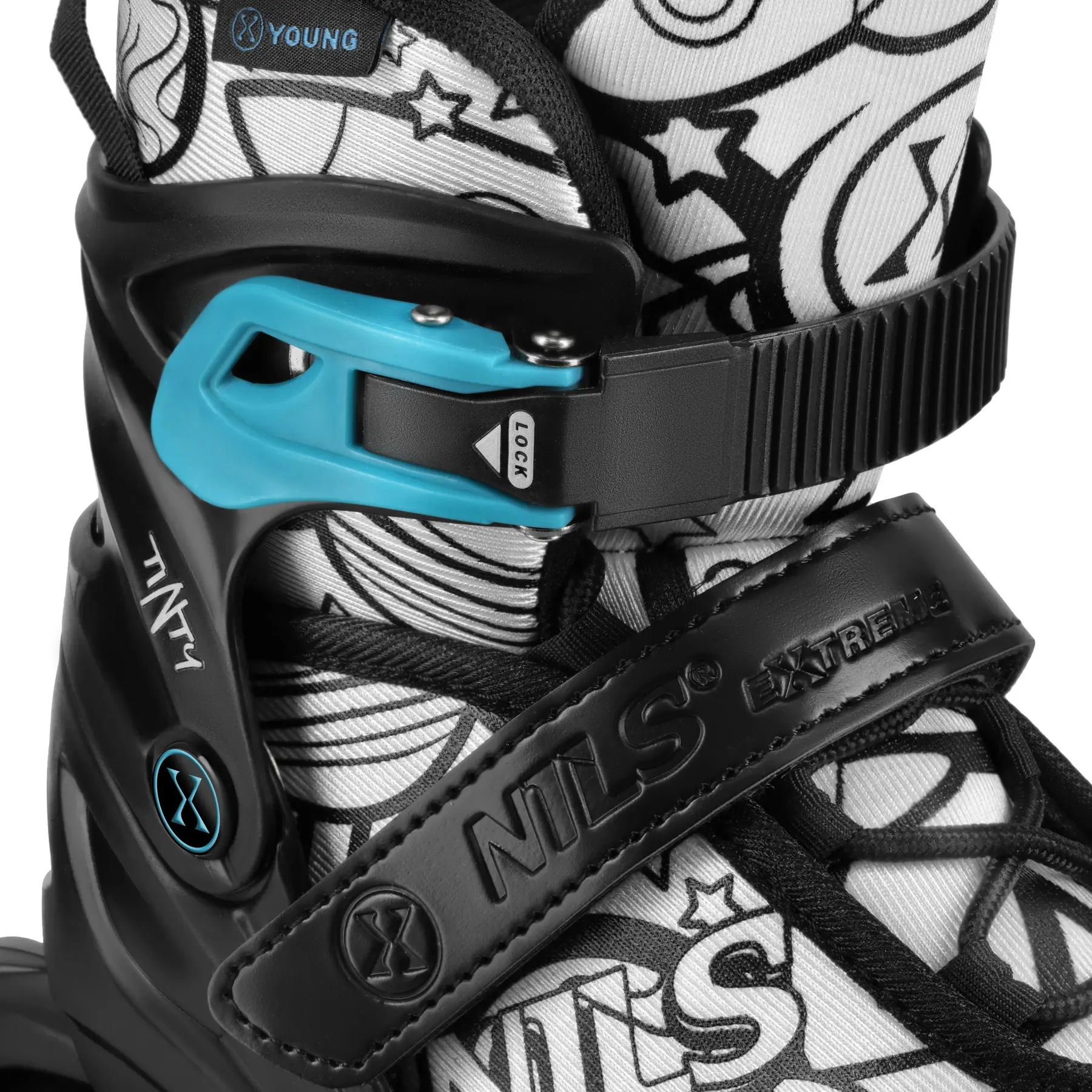 Patine cu rotile 4in1 Nils Extreme Tinty NH10907 M 35-38 (Green) - 6