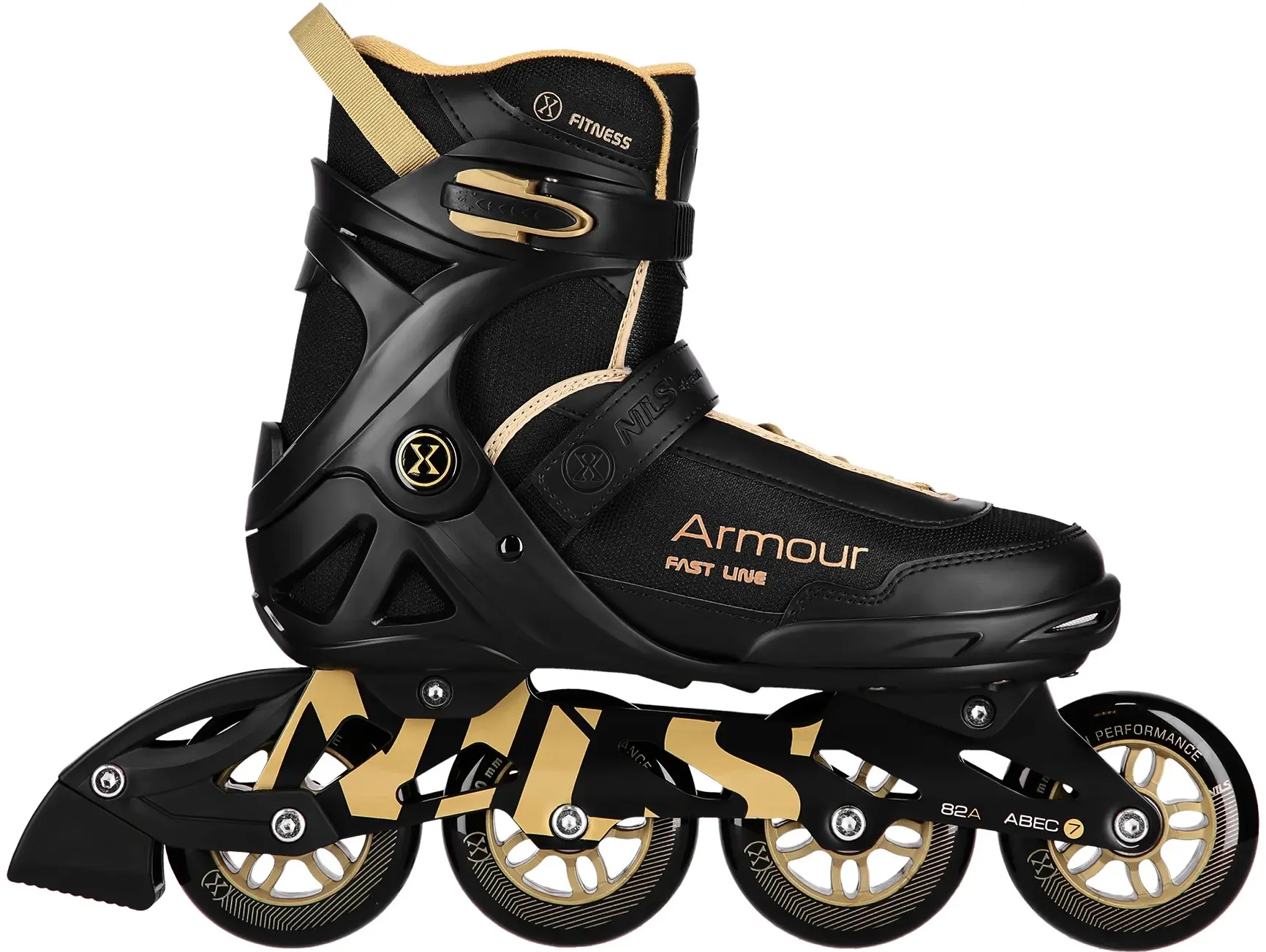 Patine cu rotile Nils Extreme Armour NA22151 41 (Black/Gold) - 2