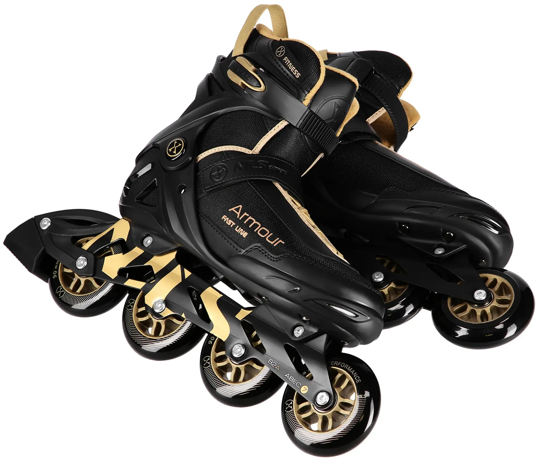 Patine cu rotile Nils Extreme Armour NA22151 41 (Black/Gold) - 4