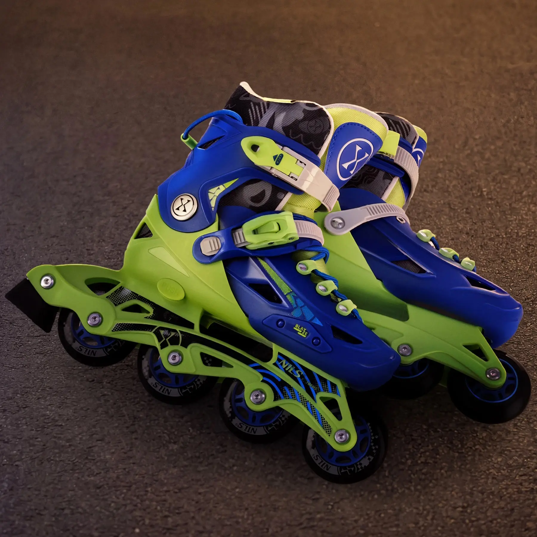 Patine cu rotile Nils Extreme Blaze NA1055 L 39-42 (Navy Blue) - 7