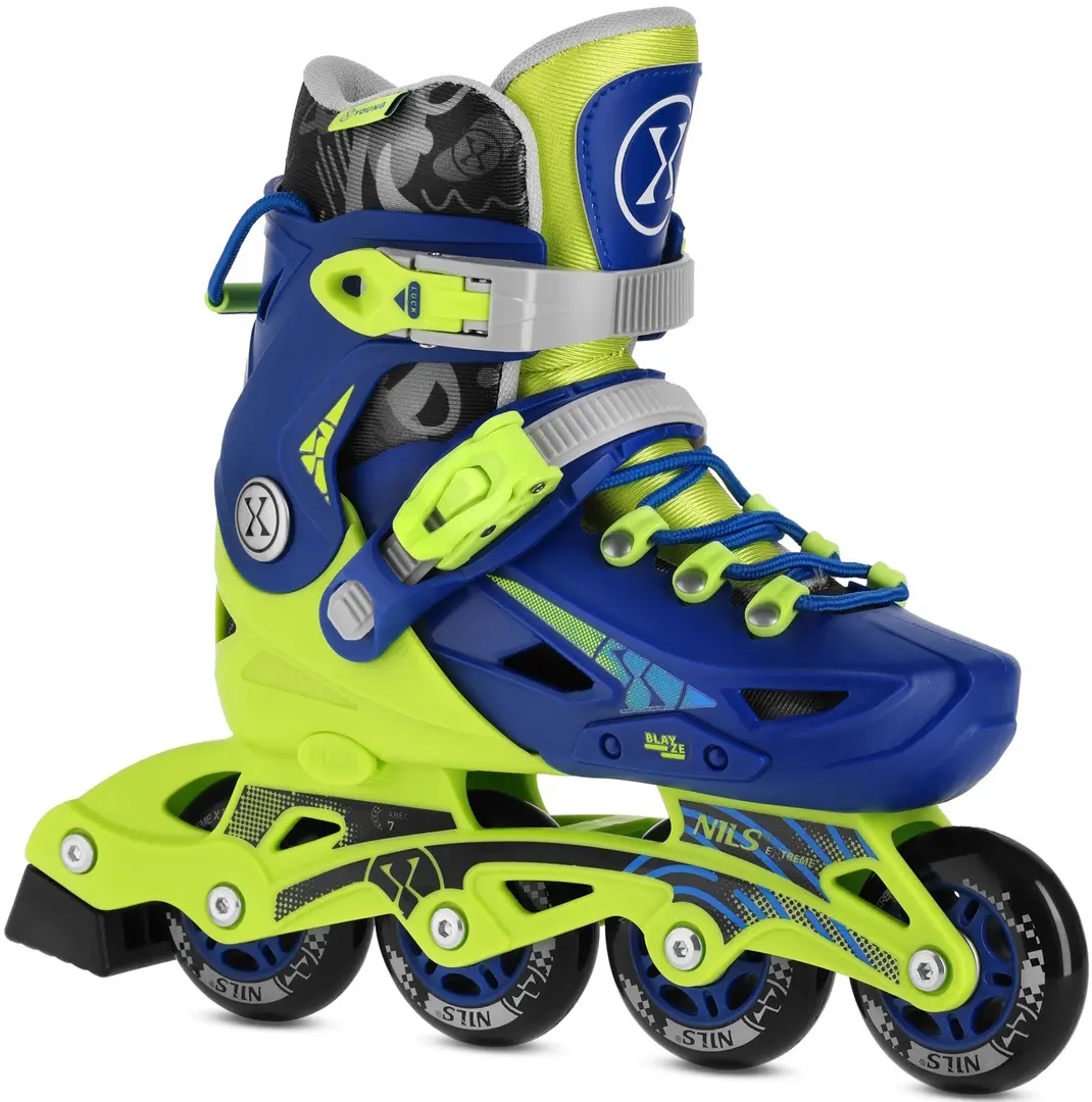 Patine cu rotile Nils Extreme Blaze NA1055 L 39-42 (Navy Blue)