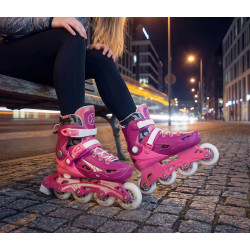 Patine cu rotile Nils Extreme Blaze NA1055 S 31-34 (Pink) Thumb