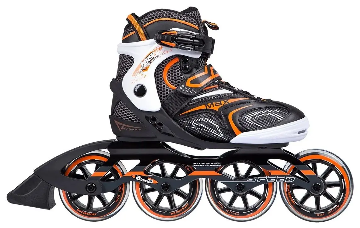 Роликовые коньки Nils Extreme NA1060 40 (Black/Orange) - 3