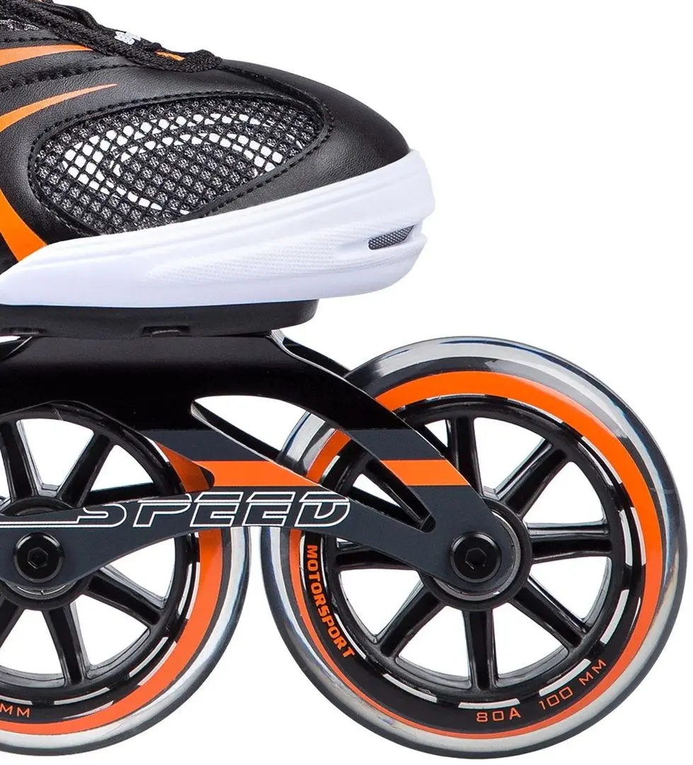 Роликовые коньки Nils Extreme NA1060 40 (Black/Orange) - 6