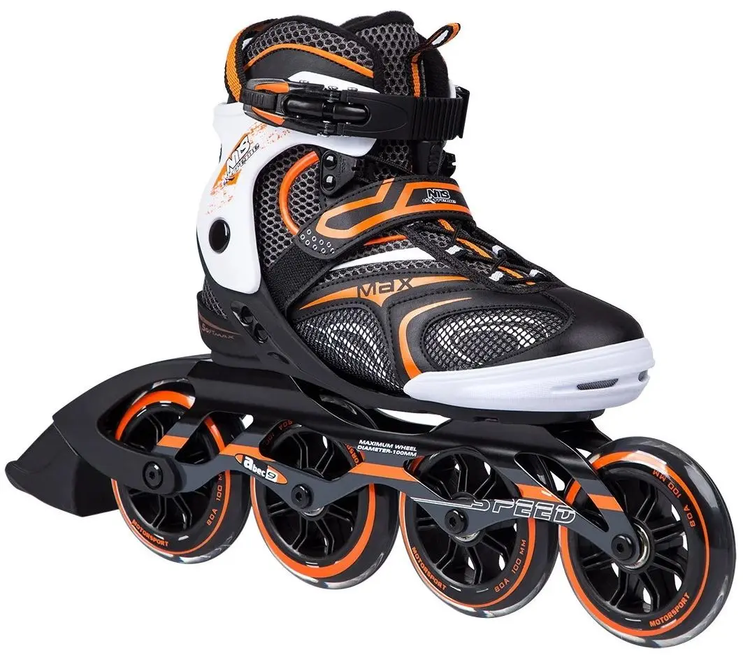 Patine cu rotile Nils Extreme NA1060 44 (Black/Orange)