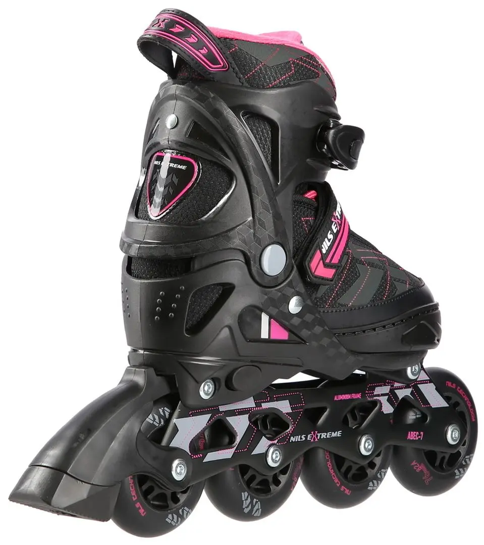 Patine cu rotile Nils Extreme NA11002 35-38 (Black/Purple) - 3