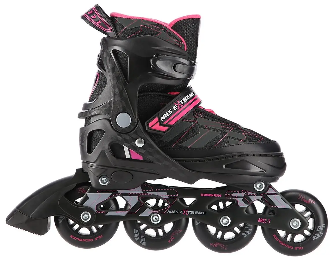 Patine cu rotile Nils Extreme NA11002 35-38 (Black/Purple) - 5