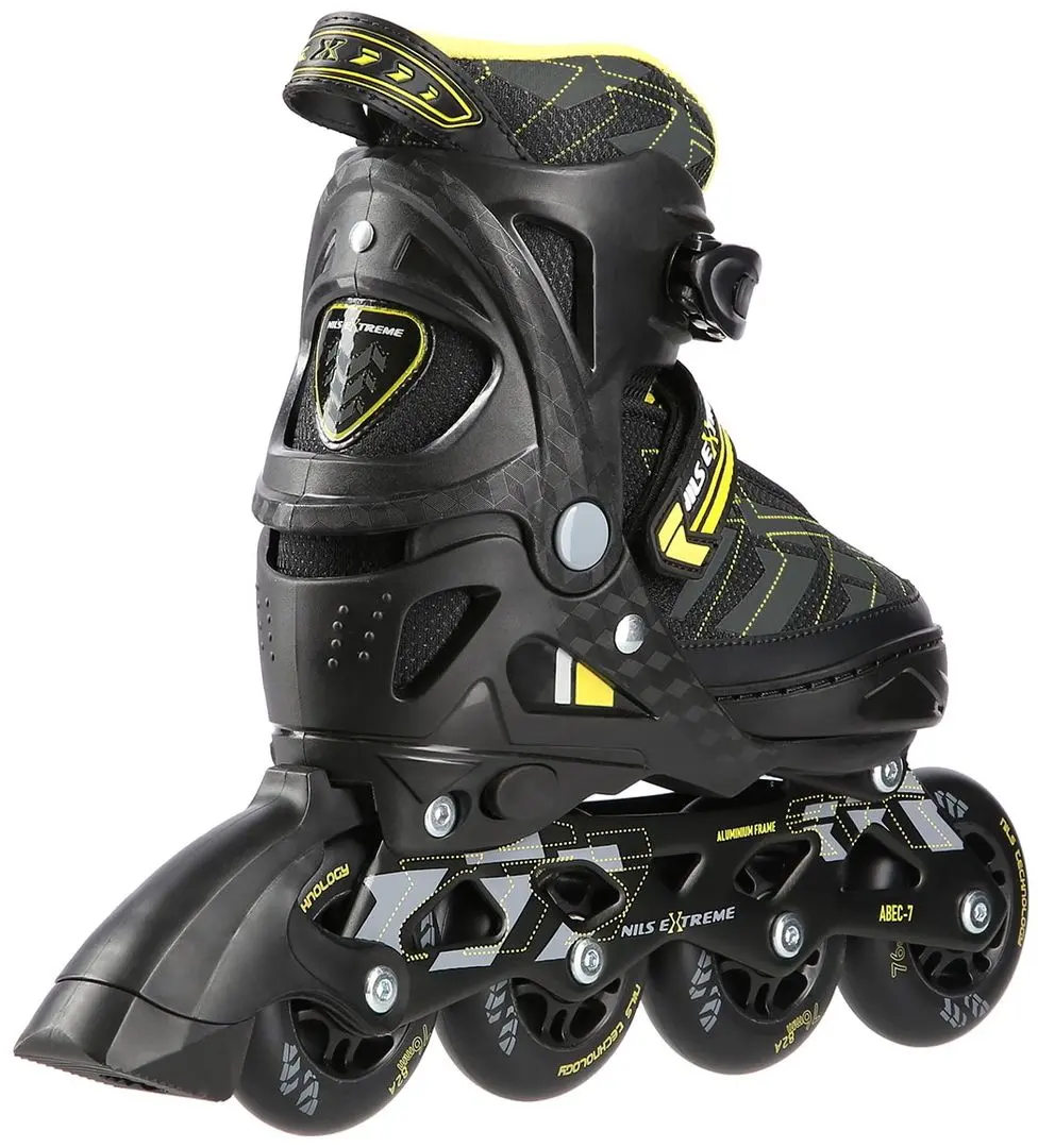 Роликовые коньки Nils Extreme NA11002 35-38 (Black/Yellow) - 3