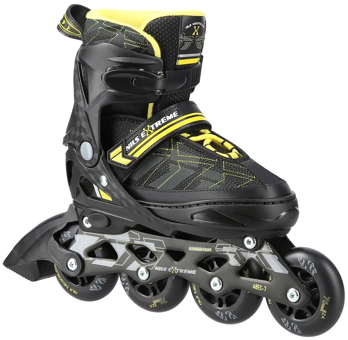 Роликовые коньки Nils Extreme NA11002 35-38 (Black/Yellow)