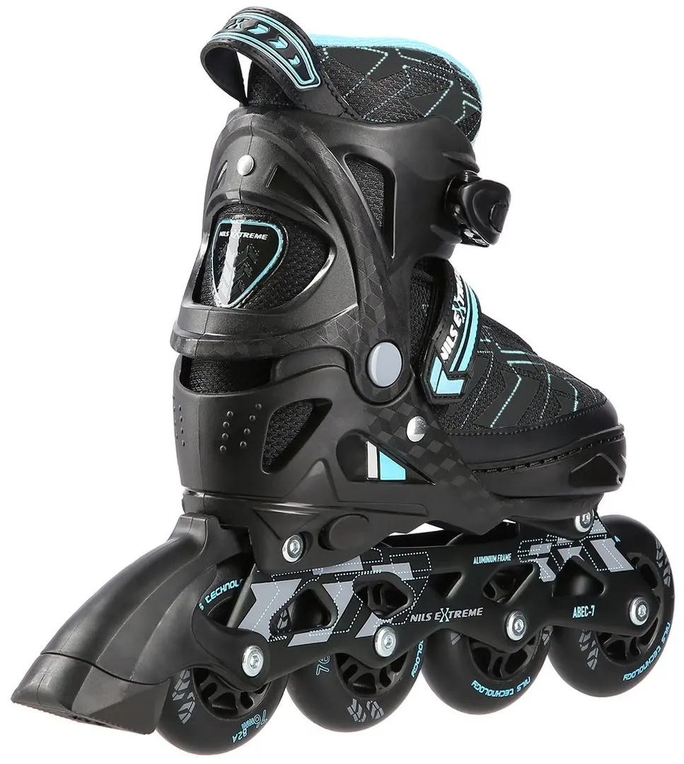 Patine cu rotile Nils Extreme NA11002 39-42 (Black/Blue) - 3