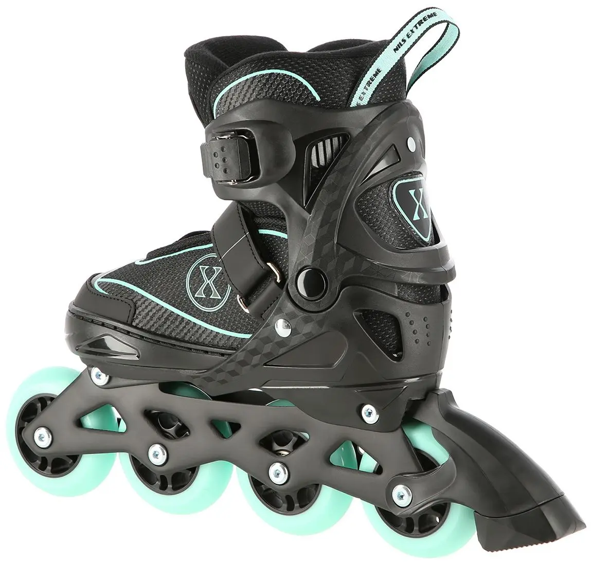 Роликовые коньки Nils Extreme NA11008 35-38 (Black/Mint) - 2
