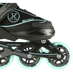Роликовые коньки Nils Extreme NA11008 35-38 (Black/Mint) Thumb