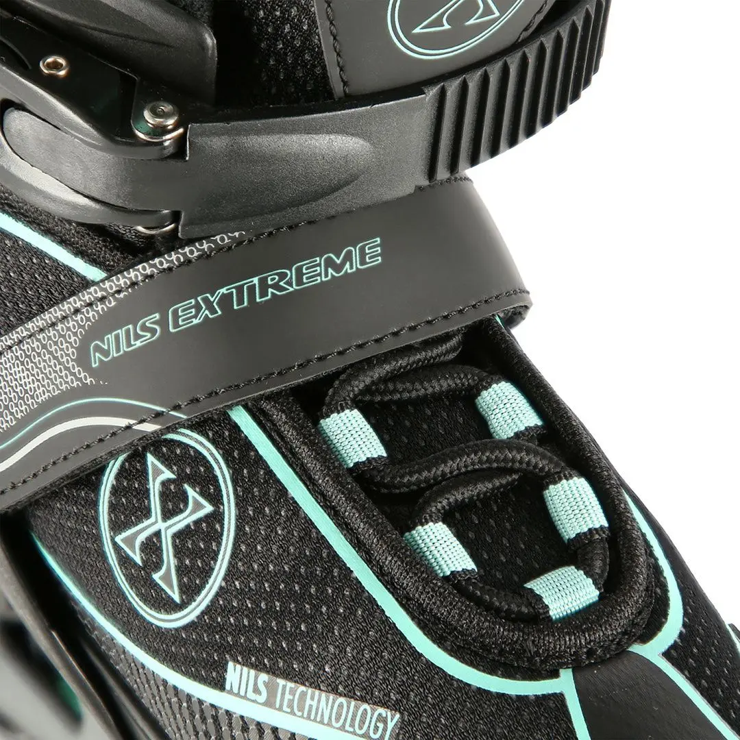 Роликовые коньки Nils Extreme NA11008 35-38 (Black/Mint) - 8