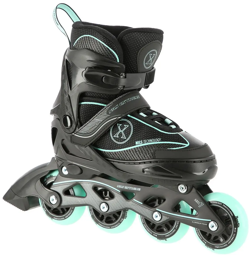 Роликовые коньки Nils Extreme NA11008 35-38 (Black/Mint)