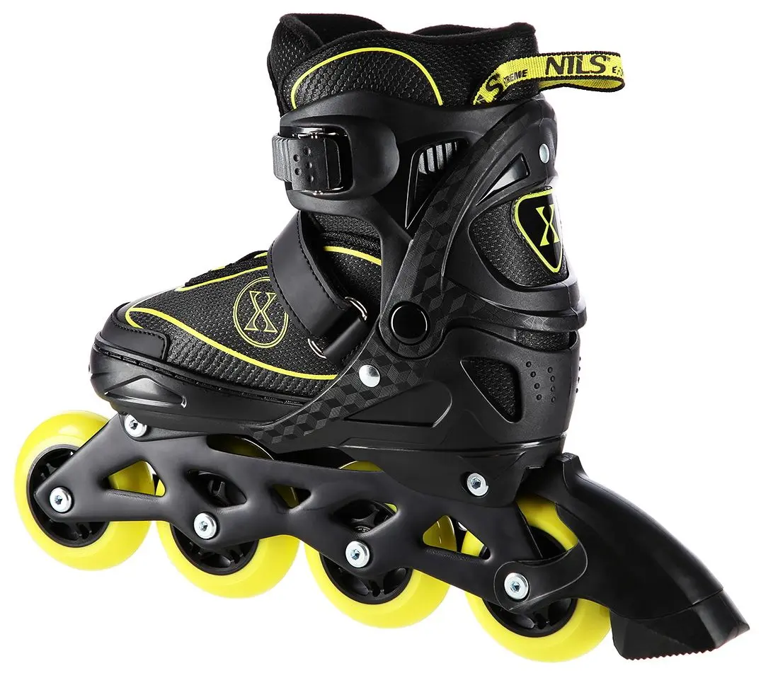 Роликовые коньки Nils Extreme NA11008 35-38 (Black/Yellow) - 3