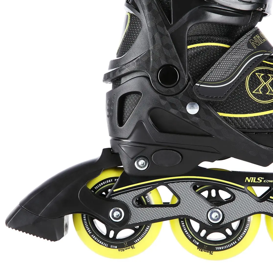 Роликовые коньки Nils Extreme NA11008 35-38 (Black/Yellow) - 4