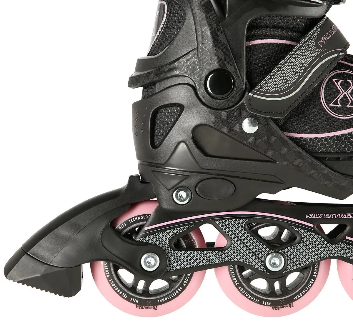 Patine cu rotile Nils Extreme NA11008 39-42 (Black/Pink) - 6