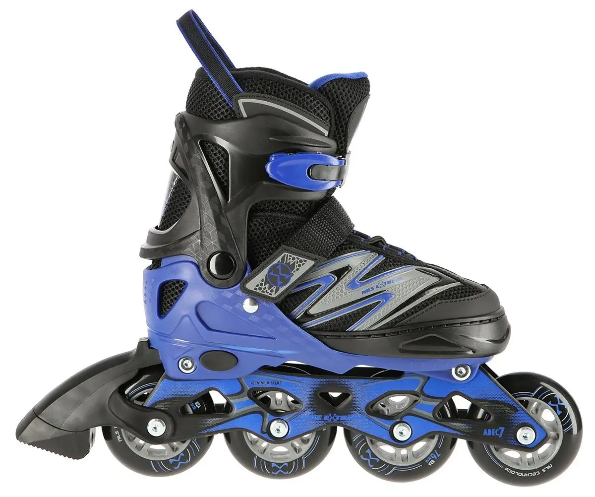 Роликовые коньки Nils Extreme NA11010 35-38 (Black/Blue) - 3
