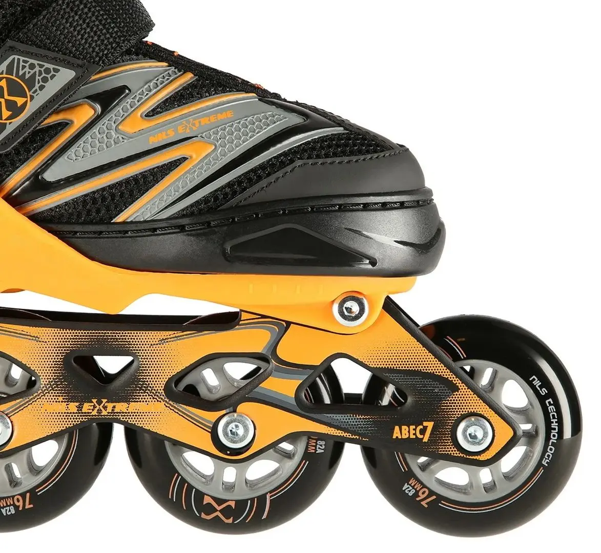 Роликовые коньки Nils Extreme NA11010 35-38 (Black/Orange) - 5