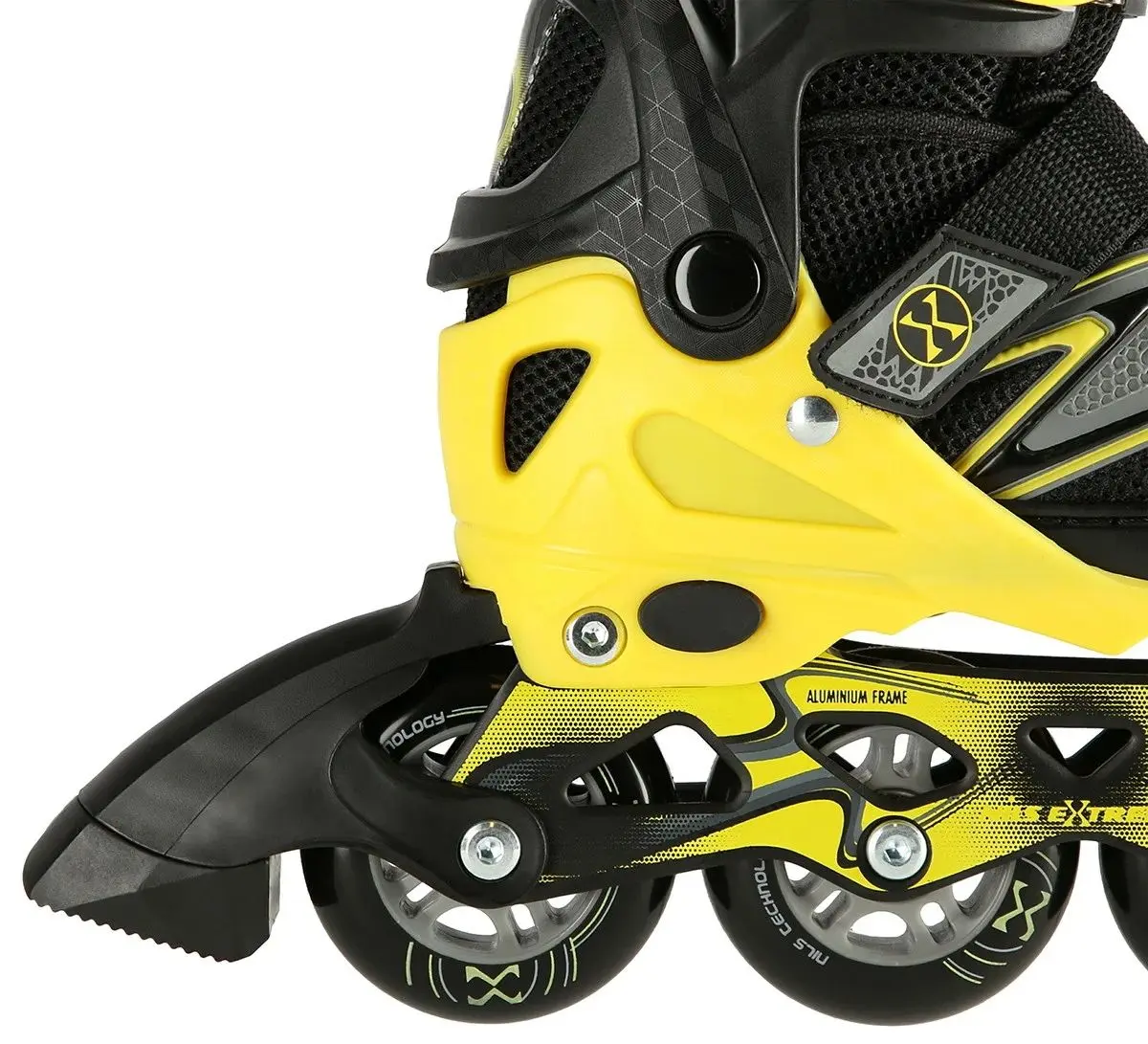 Patine cu rotile Nils Extreme NA11010 35-38 (Black/Yellow) - 6