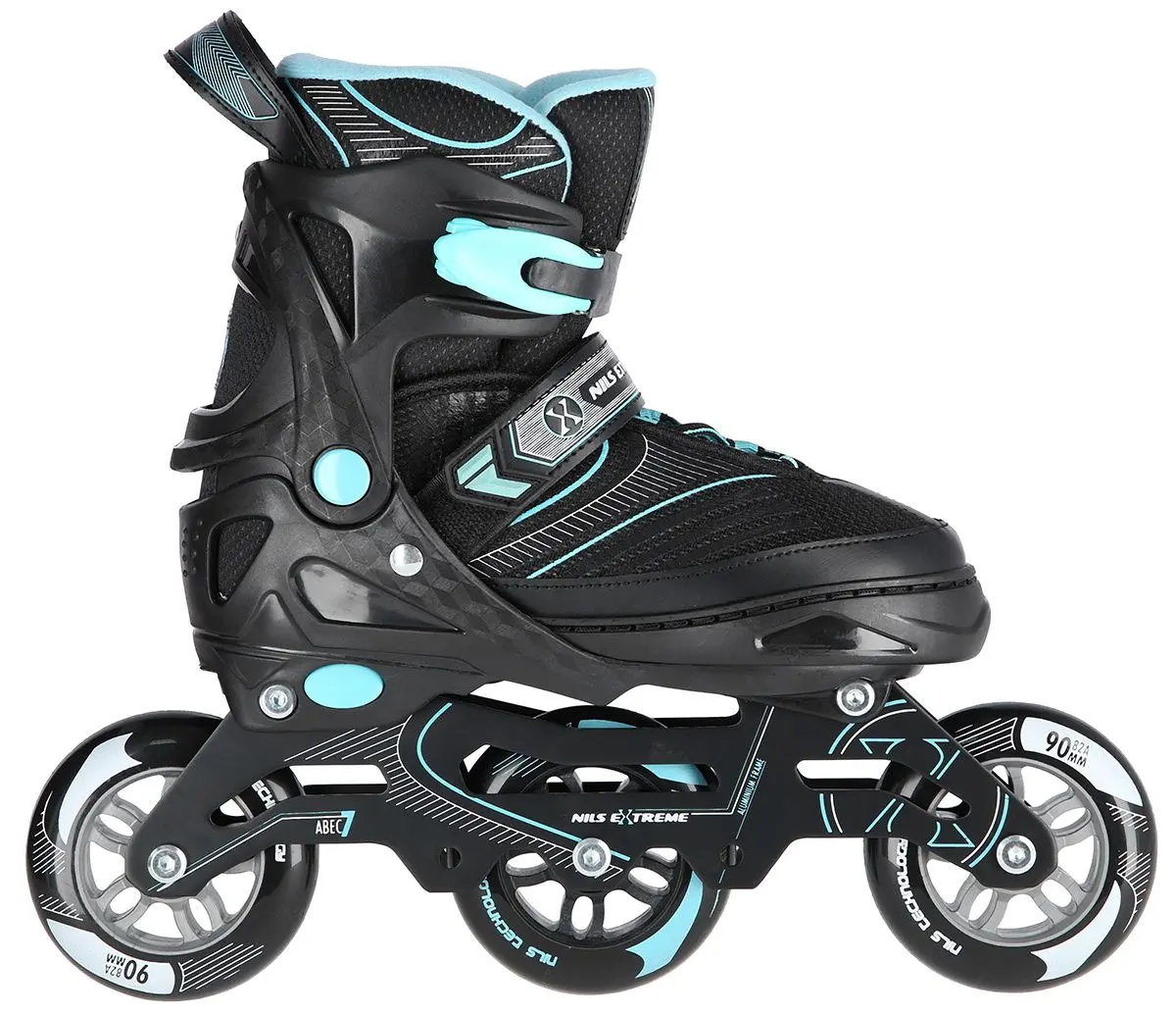 Patine cu rotile Nils Extreme NA11201 35-38 (Black) - 3