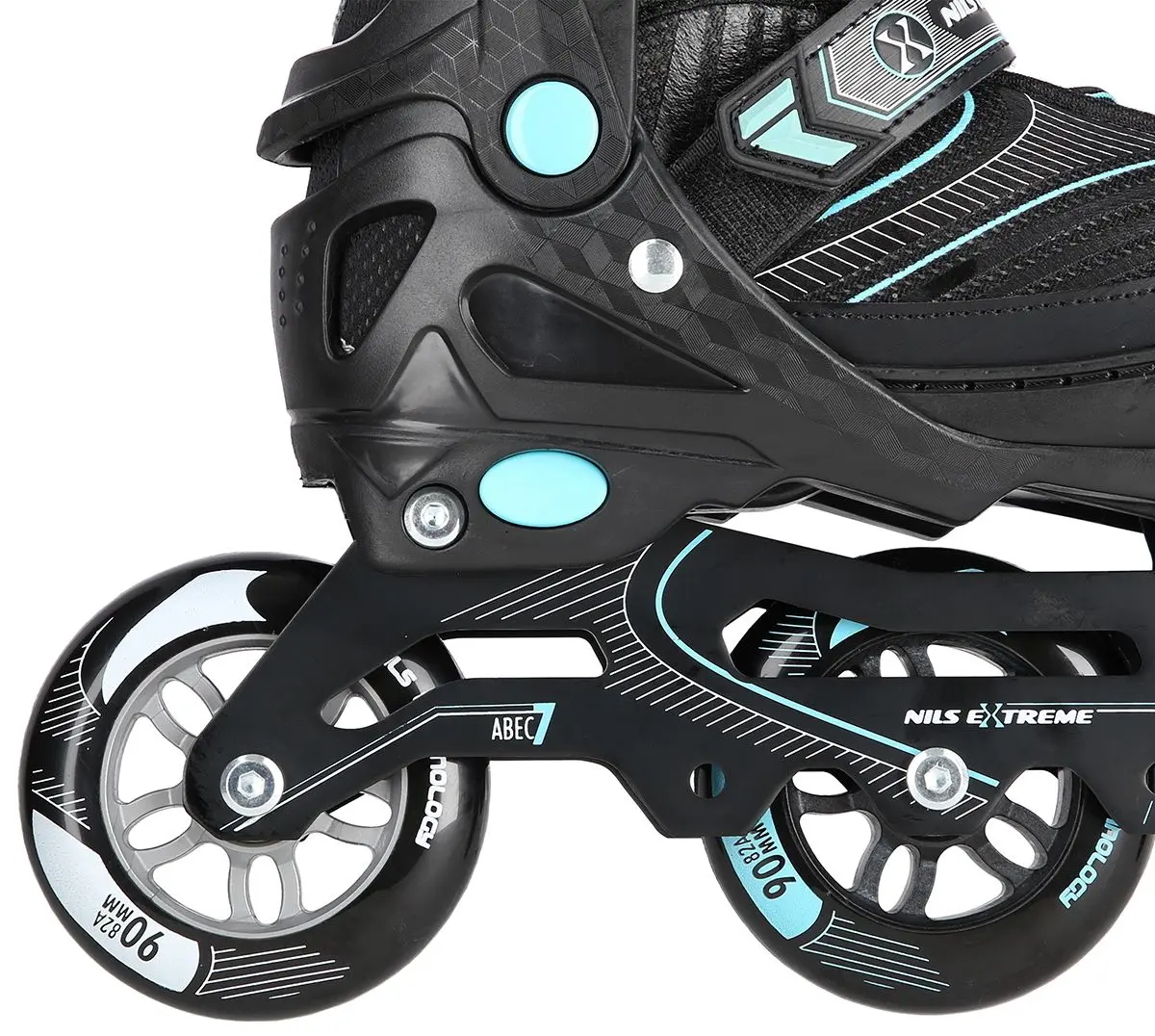 Patine cu rotile Nils Extreme NA11201 35-38 (Black) - 5