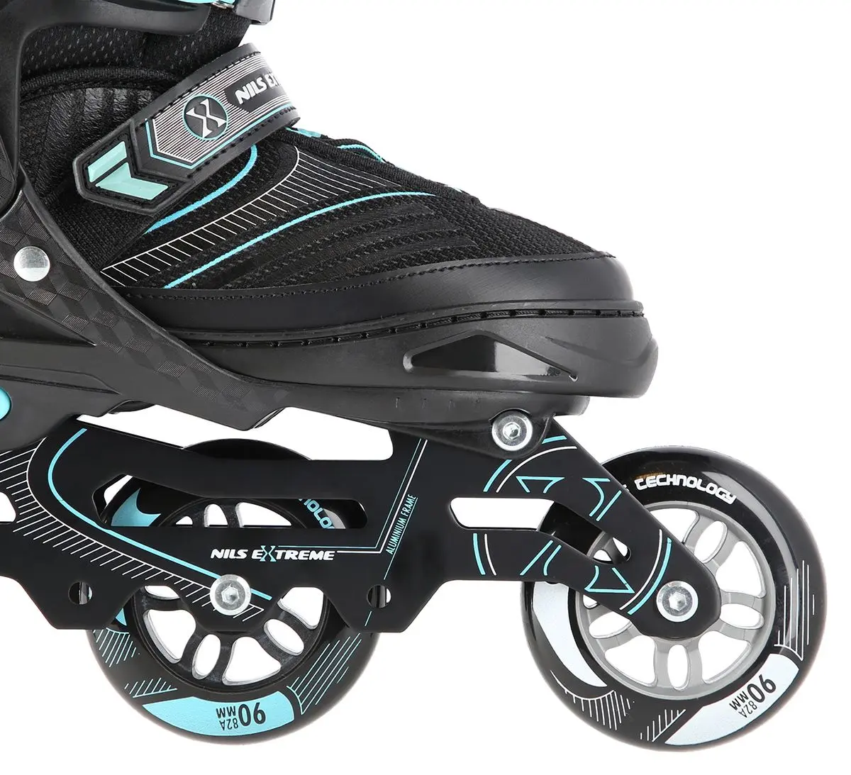 Patine cu rotile Nils Extreme NA11201 35-38 (Black) - 6