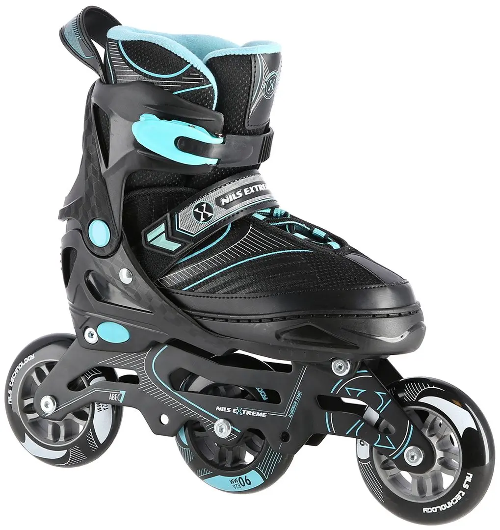 Patine cu rotile Nils Extreme NA11201 35-38 (Black)