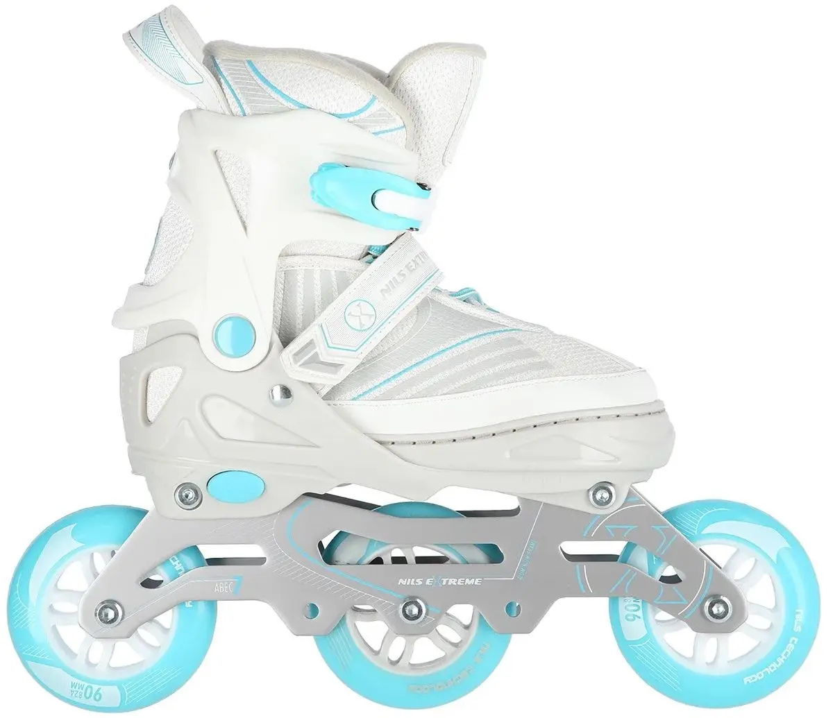 Patine cu rotile Nils Extreme NA11201 35-38 (White) - 3