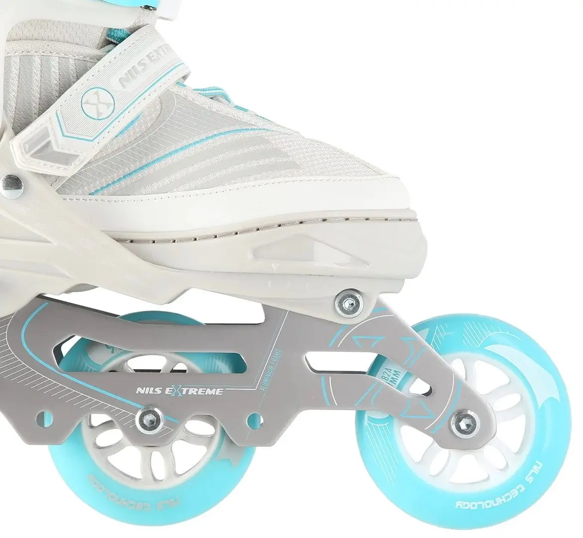Patine cu rotile Nils Extreme NA11201 35-38 (White) - 5