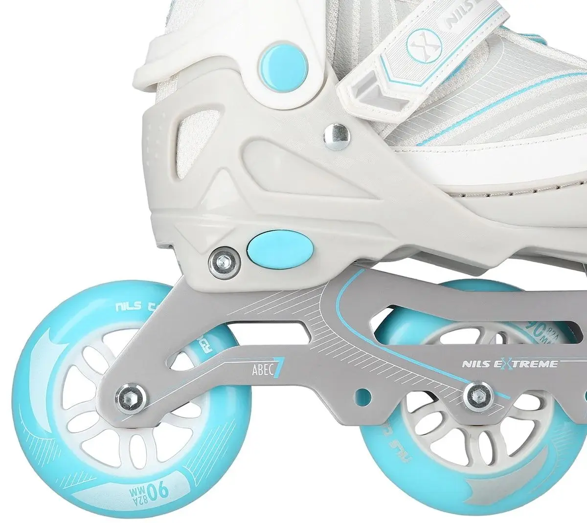 Patine cu rotile Nils Extreme NA11201 39-42 (White) - 6