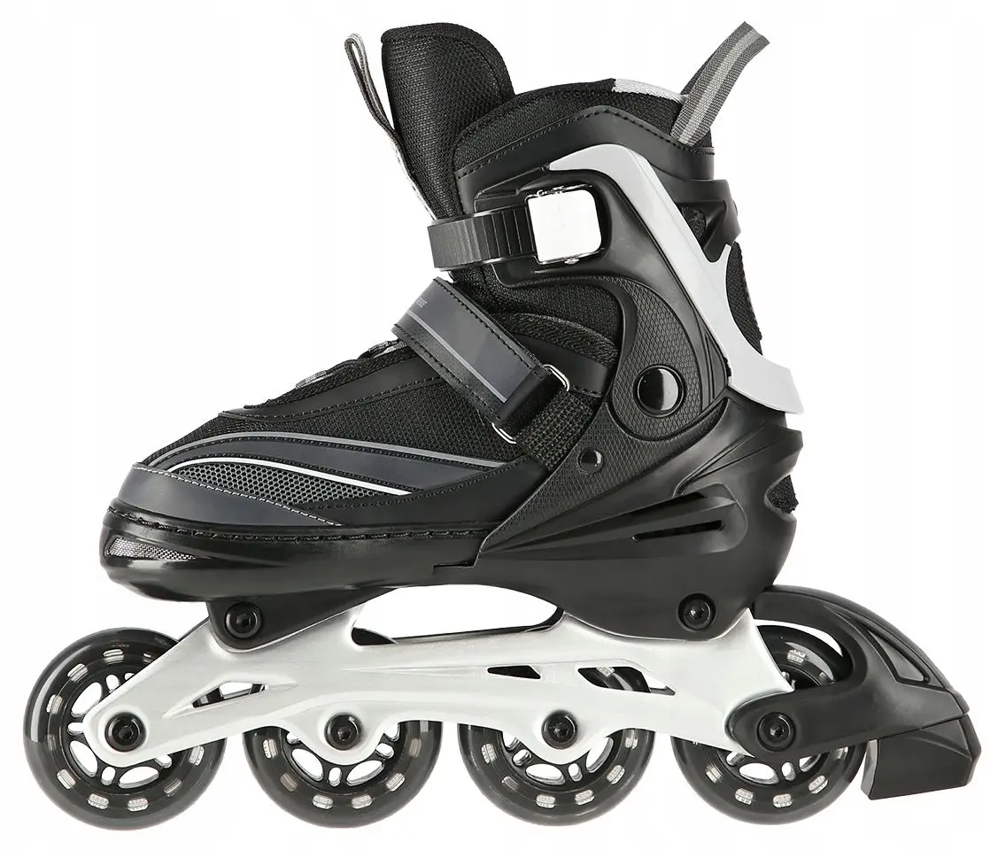Patine cu rotile Nils Extreme NA1123 39-42 (Black/Grey) - 4