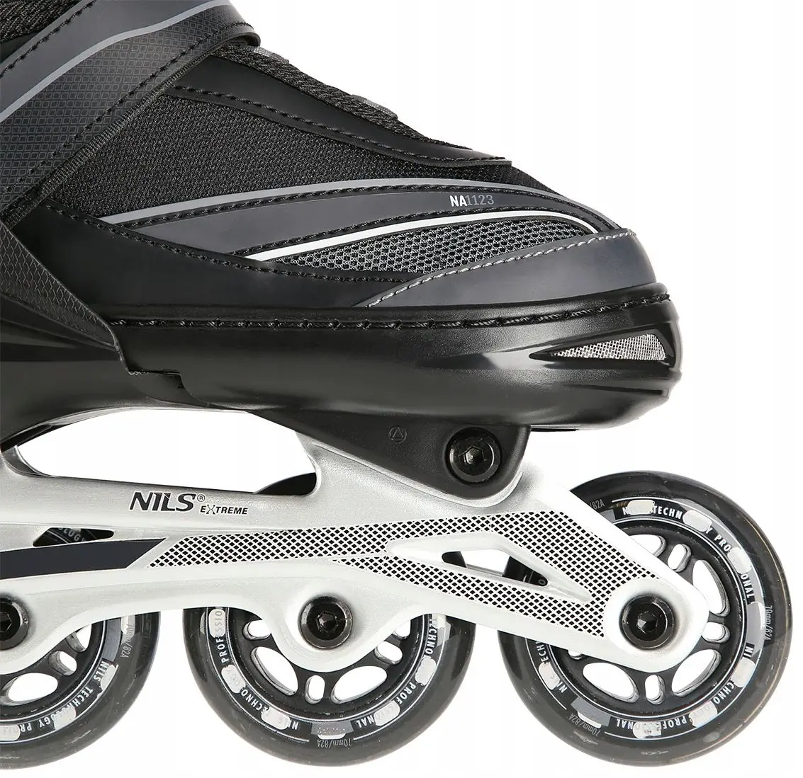 Patine cu rotile Nils Extreme NA1123 39-42 (Black/Grey) - 6