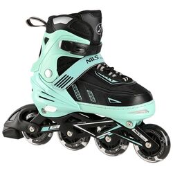 Patine cu rotile Nils Extreme NA11230A LED 35-38 (Green/Black)