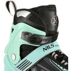 Роликовые коньки Nils Extreme NA11230A LED 35-38 (Green/Black) Thumb