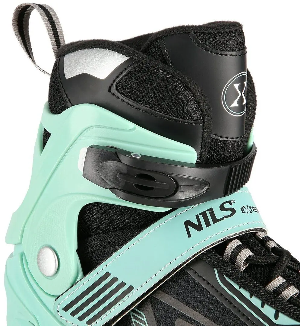 Роликовые коньки Nils Extreme NA11230A LED 35-38 (Green/Black) - 4