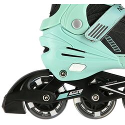 Роликовые коньки Nils Extreme NA11230A LED 35-38 (Green/Black) Thumb