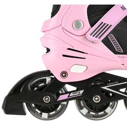 Роликовые коньки Nils Extreme NA11230A LED 35-38 (Pink/Black) Thumb