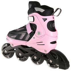 Роликовые коньки Nils Extreme NA11230A LED 39-42 (Pink/Black) Thumb