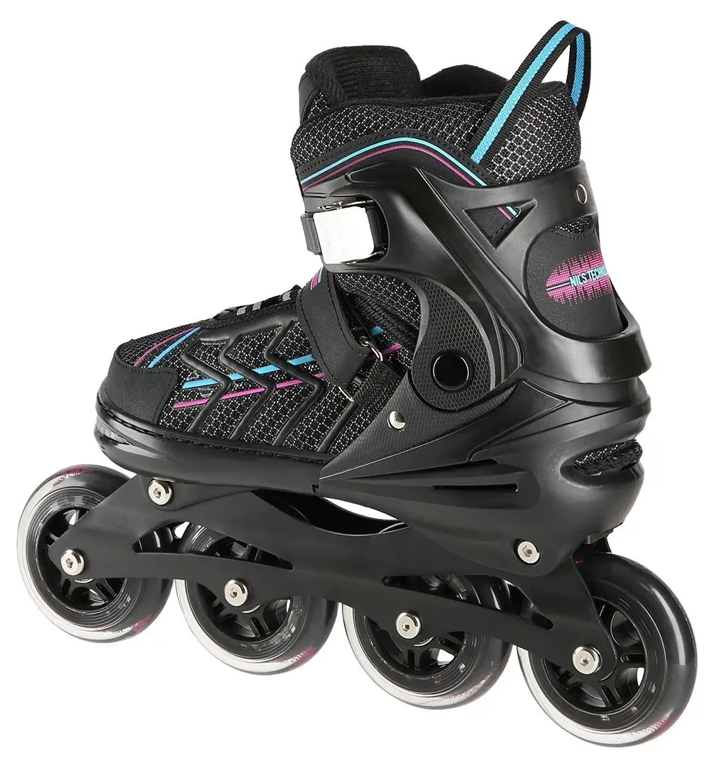 Patine cu rotile Nils Extreme NA1128 35-38 (Black/Purple) - 2