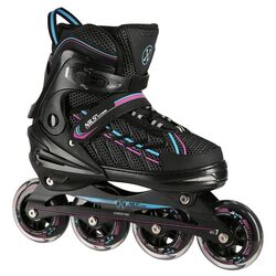 Patine cu rotile Nils Extreme NA1128 35-38 (Black/Purple)