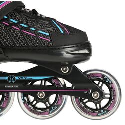 Patine cu rotile Nils Extreme NA1128 35-38 (Black/Purple) Thumb